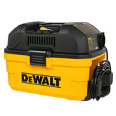 DEWALT DXV04T front view showing compact design and quick cleanup benefit