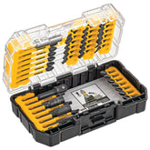 DEWALT front packaging showing kit organization and portability