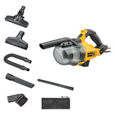 DEWALT handheld vacuum front view showing compact power and portability