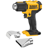 DEWALT heat gun front view showing compact design and portability benefit