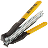 DEWALT hog ring pliers front view showing magazine and grips for faster work