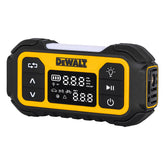 DEWALT inflator front view showing compact design and controls for quick use