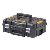 DEWALT TSTAK II front closed showing secure storage and portability