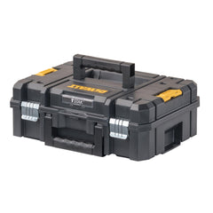 DEWALT TSTAK II front closed showing secure storage and portability