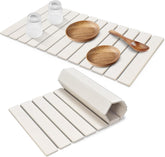 DFJKJUU front view of extra large stone dish drying mat keeps counters dry