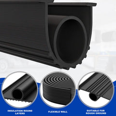 DGSL close-up of rubber texture highlighting durable waterproof material