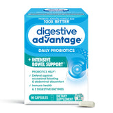 Digestive Advantage front packaging showing bottle and label benefits
