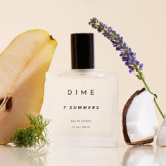 DIME label close-up highlighting ingredients and clean beauty assurance for peace of mind