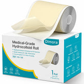 Dimora roll front packaging showing product and size benefits