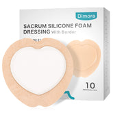Dimora front packaging showing sterile 7x7 pads and pack count benefit convenience