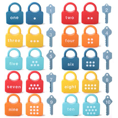 Dinhon closeup of keys highlighting smooth edges and easy-grip texture for toddlers