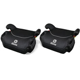 Diono Solana front view pack of two showing compact boosters and benefit portability