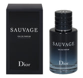 Dior Sauvage front bottle showing sleek design and brand identity for confident wear