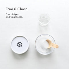 Dirty Labs open box with wooden scoop highlighting eco packaging