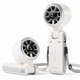 Diveblues front view showing sleek silvery white finish and compact design benefit: portable cooling