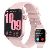 DIVOAZBVO front view pink showing stylish everyday wristwear and clear screen