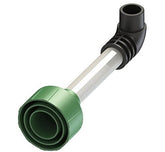 Diyvac front view showing universal base and clear tube for fast inspection