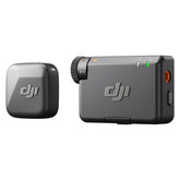 DJI Mic Mini front view showing compact receiver and clean design benefit: easy setup