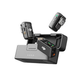 DJI Mic 2 front kit showing transmitters receiver and case, professional reliability