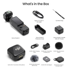 DJI Osmo Pocket 3 rotating 2-inch touchscreen for easy horizontal and vertical framing