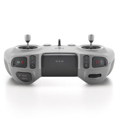 DJI Remote Controller 3 held in hand showing scale and ergonomic advantage for pilots