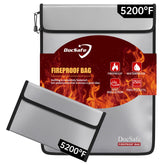 DocSafe front packaging showing bag shape and carry strap for fast grab