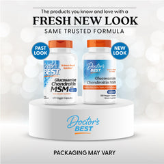 Doctor's BEST capsule close-up showing smooth texture for easy swallowing