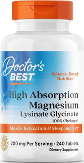 Doctor's BEST front packaging showing product name and count, clear bottle benefit