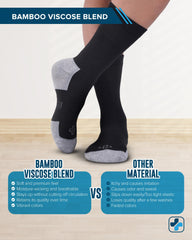 Doctor's Select close-up of bamboo viscose texture showing breathable soft comfort