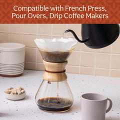 Don Francisco's coffee brewing in pour-over showcasing flavor clarity
