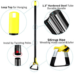 DonSail handle detail with plastic cap provides secure grip and comfortable control