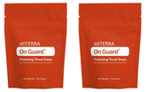 doTERRA front packaging showing two-pack and portability benefit