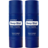 doTERRA Deep Blue Stick front view showing compact applicator and branding benefits