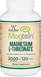 Double Wood Supplements bottle front showing product and clear branding benefit clarity