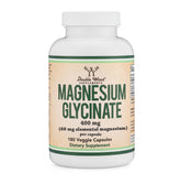 Double Wood Supplements front packaging showing magnesium glycinate benefits