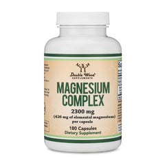 Double Wood MAG-8 front packaging showing full-spectrum magnesium benefits