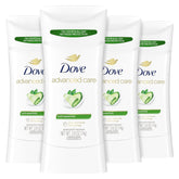 Dove Cool Essentials front packaging showing 4-stick value pack and clear protection