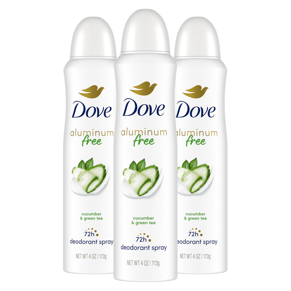 Dove front packaging showing cucumber and green tea scent and benefit of freshness