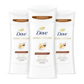 Dove front packaging showing vanilla cocoa butter scent and benefits