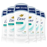 Dove front packaging showing brand and invisible solid benefits