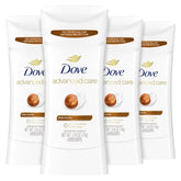 Dove shea butter antiperspirant front packaging showing product and scent benefits