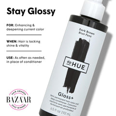 dpHUE label and cap close-up showing clear instructions and premium packaging benefit