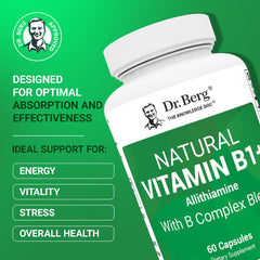 Dr. Berg bottle top view with visible capsules and clear lid