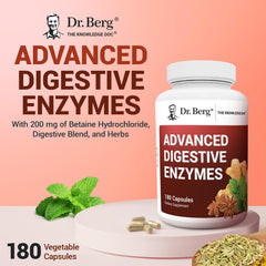 Dr. Berg capsules in hand to show size and consumer-friendly scale