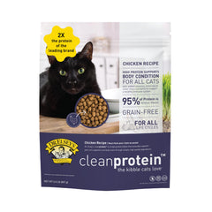 Dr. Elsey's close-up of kibble texture with high-protein appeal