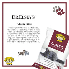 Dr. Elsey's firm clump detail demonstrating strong scoopable clumps and easy cleanup