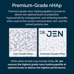 Dr Jen creamy paste texture close-up for smooth brushing benefit