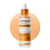 Dr.Melaxin front packaging showing product benefits and brightening results