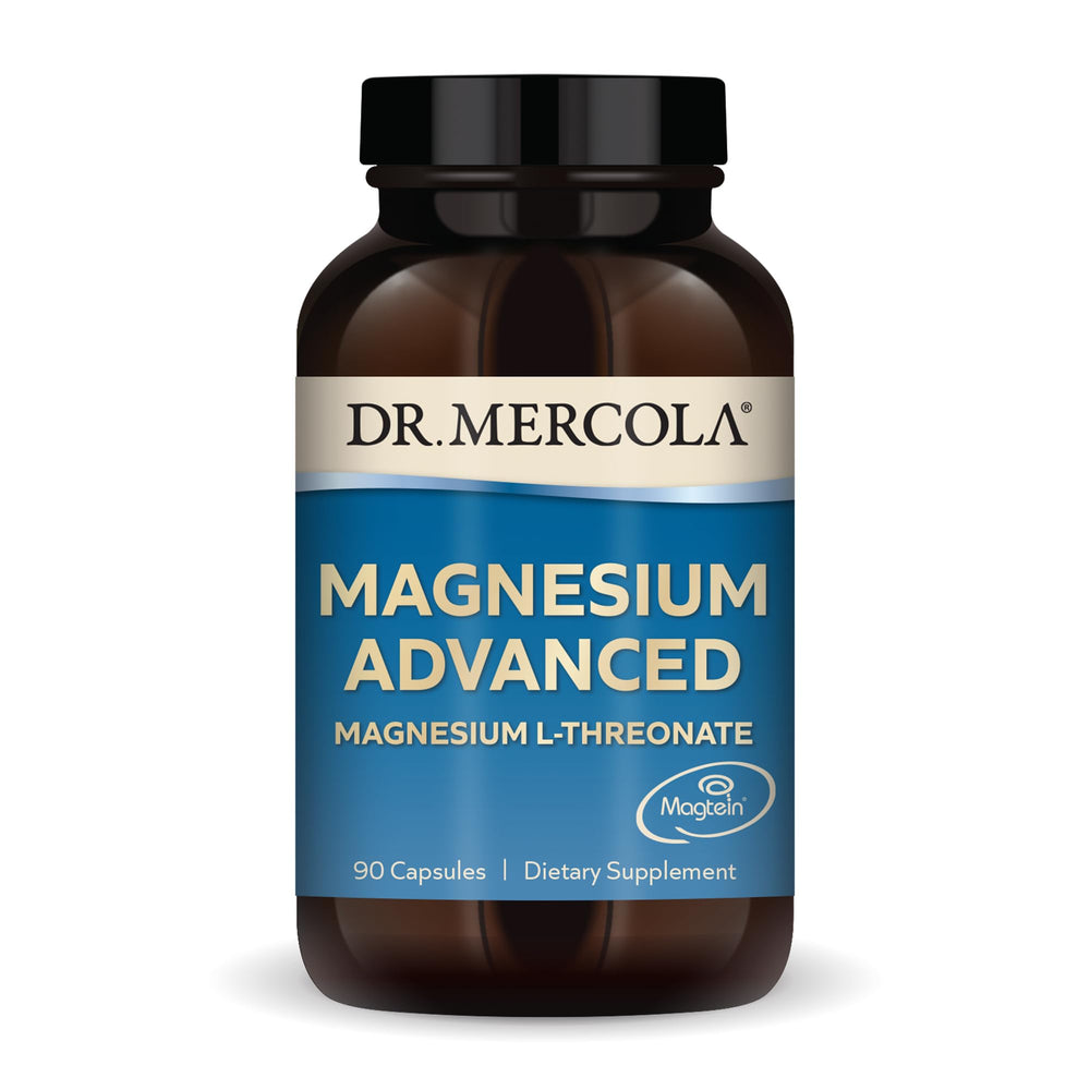 Dr. Mercola front bottle view showing product identity and clean packaging benefit