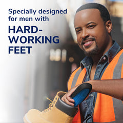 Dr. Scholl's close-up of extended gel cushioning for shock absorption